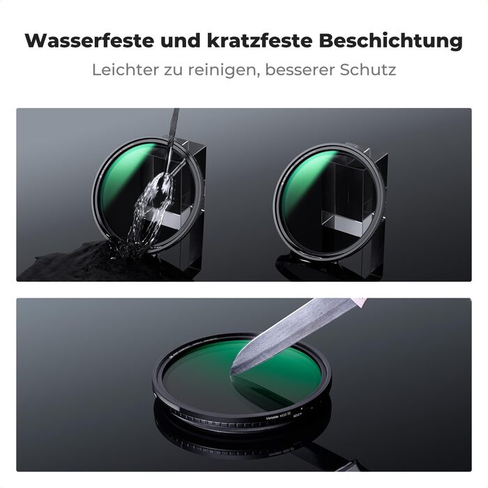 Фільтр ND K&F Concept 49mm Магнітний Змінний Градуйований (ND2-32) для об'єктивів Nano-Xcel Series