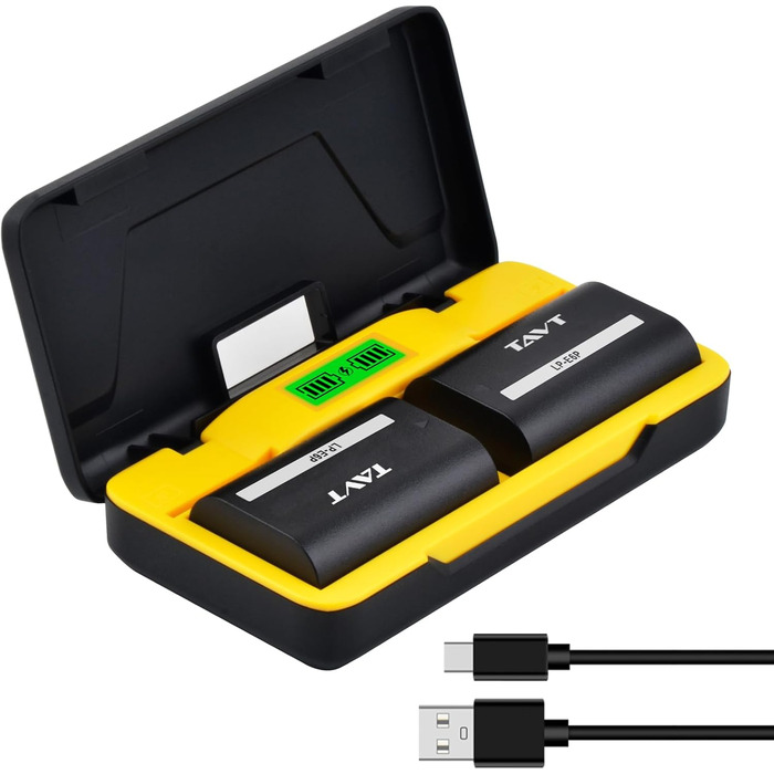 Акумулятор TAVT 2850mAh LP-E6 для Canon EOS R5, R6, R7 та ін. + Dual-Charger