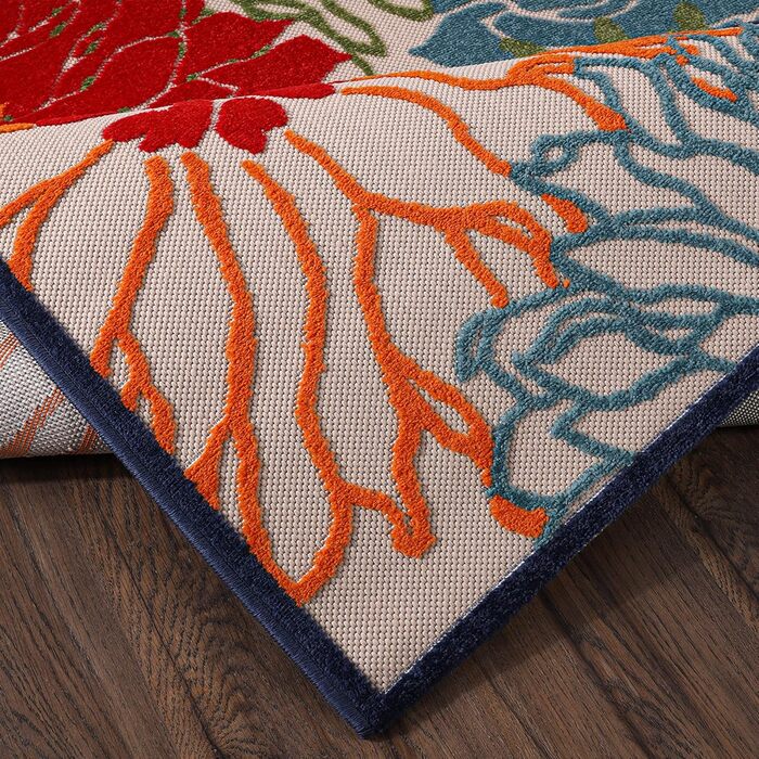 Килимок для дому та вулиці Impression Outdoor - вологостійкий, 80 x 150 см, червоний