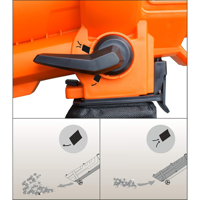ATIKA LSH 3000-2 Leaf Vacuum, Leaf Blower, Leaf Shredder, Leaf Collector | 230V | 3000W