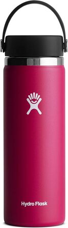 HYDRO FLASK - 1180ml (40oz) Water Bottle - Insulated Stainless Steel Water Bottle - Sports Bottle with Leak-Proof Flex Cap Lid & Strap - Dishwasher Safe Thermos Bottle - Wide Mouth Opening - (Snapper, 591 ml)