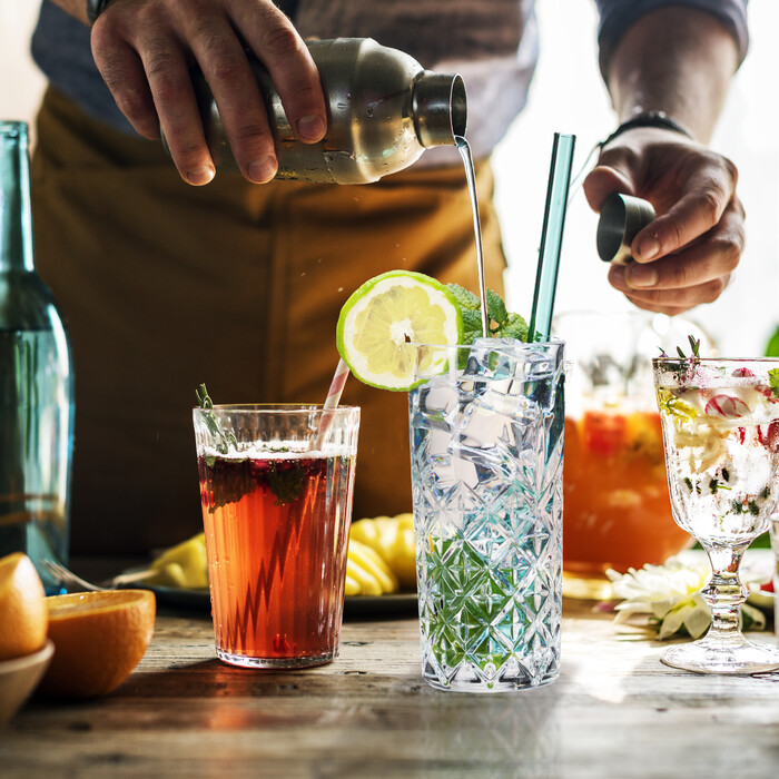 Relaxdays Highball Окуляри Набір з 6 штук
