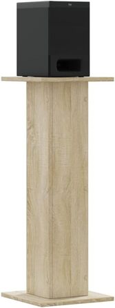 Підставки для колонок 2 шт. VidaXL, дерев'яні, 30x30x80 см, для Hi-Fi, домашнього кінотеатру, покращене звучання