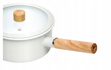 Набір емальованого посуду Gerlach Natur Enamel, білий, 6 предметів