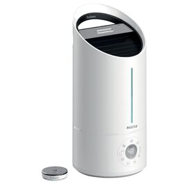 Leitz TruSens Ультразвуковий зволожувач повітря N-300, 45 м², з контролем вологості, для офісу, спальні та дитячої кімнати, 8 л, білий/сріблястий