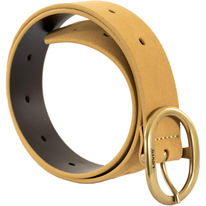 Пояс жіночий Levi's High-Low, колір бежевий (Bisque), 1 шт.