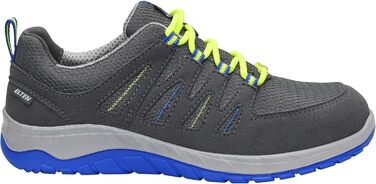 Робочі черевики ELTEN Maddox Grey-Blue Low ESD S1PS, текстильні, з металевим носком, для жінок та чоловіків, 41 EU, сірий, блакитний