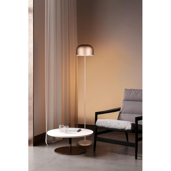 LED настільна лампа Julien: акумуляторна, USB-C, сенсорне керування, Ø 12 см, металева, 1.5W