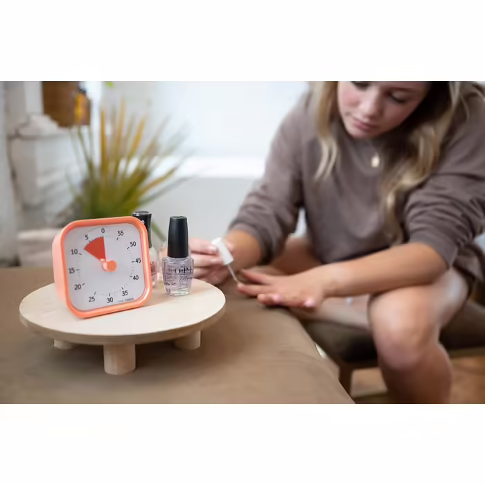 Time Timer Home MOD - 60 Minute Visual Timer Home Edition for Kids – Homeschooling, Timer for Desk (School, Office, and Meetings) with Silent Operation, TTM9-HDO-W