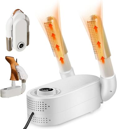 Електричний сушильник для взуття з таймером, антибактеріальний, для взуття, черевиків, футболок, лиж, шкарпеток, шапок, рукавичок