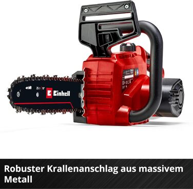 Акумуляторна ланцюгова пила Einhell GE-LC 18/25 Li-Solo Power X-Change (18В, шина 23 см, автоматичне змащування, без АКБ)