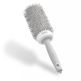 Кругла щітка Olivia Garden Expert Blowout Speed з керамічним покриттям, 55 мм, білий та сірий
