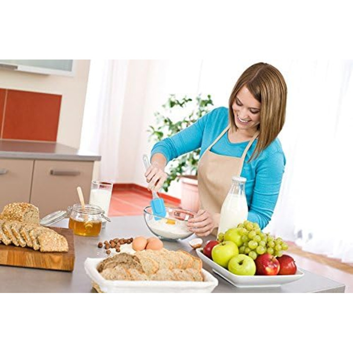 Набір силіконових шпателів Vicloon (4 шт.) для випічки, приготування їжі та змішування, термостійкі, антипригарні, BPA Free