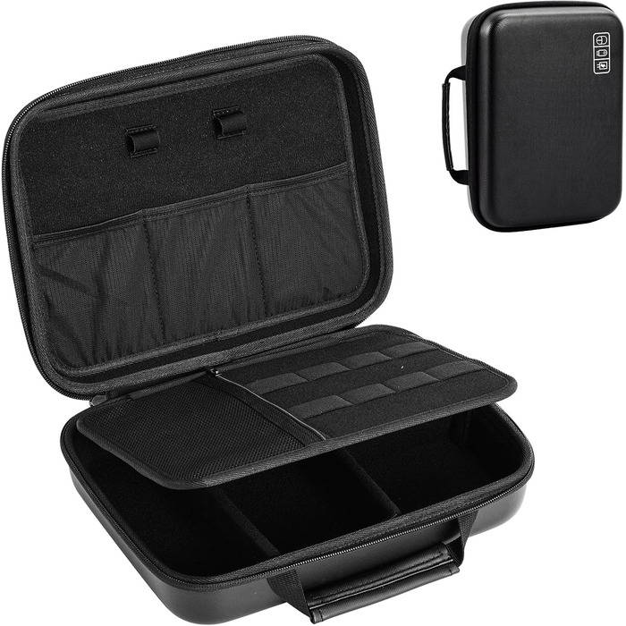 ProCase Electronic Accessories Organizer, Travel Accessory Organizer Bag, Portable Electronic Cable Bag for MacBook Power Adapter, Cables, Apple Pencil, Mouse, USB Flash Drive, Power Bank, SD Card