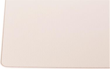 Placemats and Coasters made from Recycled Leather, 2 Placemats, 40x30 cm Placemats and 10x10 cm Coasters, (Cream White)