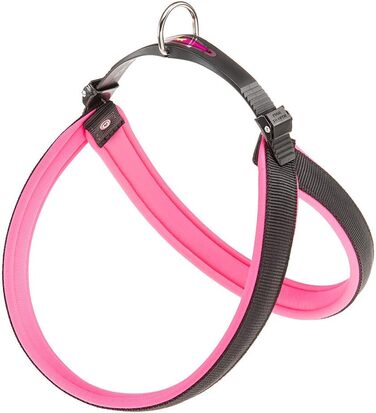 Шлейка для собак Ferplast Agila Fluo 3, неонова, розмір 3 (37-57 см), регульована, м'яка, зелена