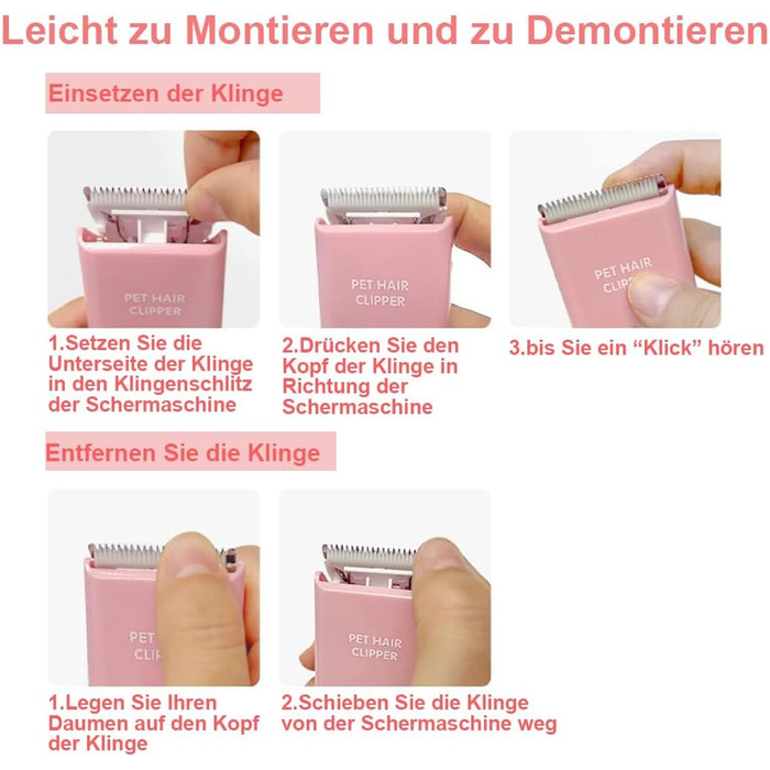 Професійна машинка для стрижки собак та котів, тиха, з керамічним лезом, електрична, водонепроникна (IPX7), зелена (набір лез, стандарт)