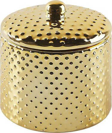 Елегасний аксесуар для ванної кімнати 4 шт. з натурального каменю Доломіт в золотому кольорі Cumana