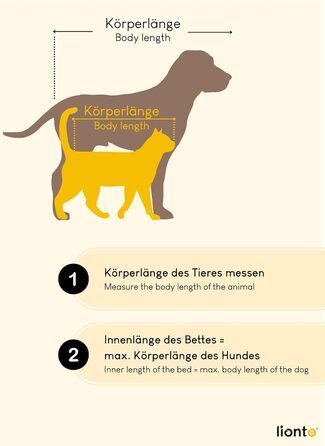 Lionto Dog Cuddle Bed with Fluffy Reversible Cushion, Cozy Pet Bed in a Marbled Design with Deep Entry for Dogs & Cats of All Sizes, 80x60 cm, Soft Dog Bed, (Grey, L 60 x W 50 x H 22 cm (with name imprint))