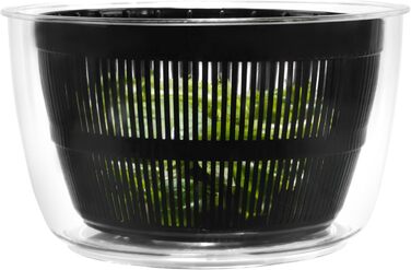 Салатниця-центрифуга Salter 3.5L – миття, сушіння та подача, чорна