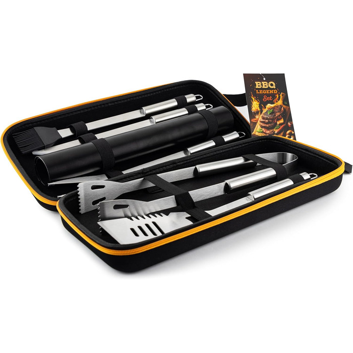 Набір для барбекю Froster Grillfather BBQ Legend: аксесуари та 4 килимки для гриля, набір гриль-посуду