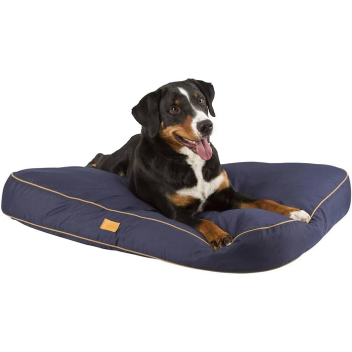 Лежанка для собак Kerbl Jerome, 60x40x6 см, темно-зелений/сірий колір, знімний чохол, антиковзаюче покриття