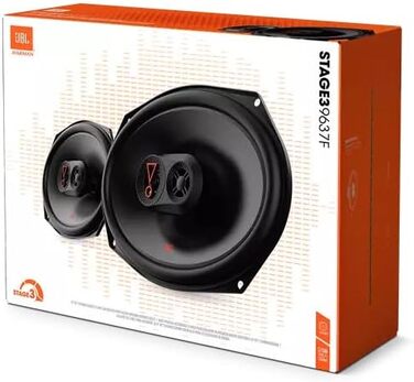 Автомобільні динаміки JBL Stage3 9637F 3-смугові, 375 Вт, 6x9 дюймів, без решітки, Harman Kardon