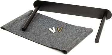 Гамак для кота з фетру на стіну, CanadianCat, 65x35x10 см, антрацит