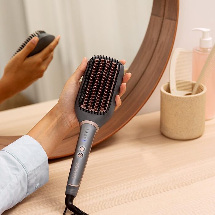 Електрична випрямляч Cecotec Bamba InstantCare 900 Perfect Brush - керамічне покриття, іонізація, регулювання температури