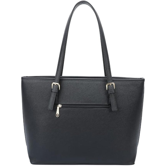 Сумка жіноча Gallantry Paris шопер з блискавкою для документів A4, чорна