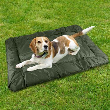 Водонепроникний килимок для собак GBKDQQ 90 x 60 см, для подорожей, миється, для собак та котів, портативний, для дому та на вулицю, кемпінг (зелений)