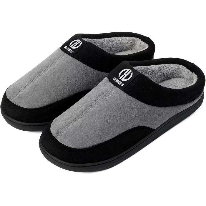 Чоловічі халапи GURGER з піною Memory Foam, антиковзаючі, для дому та вулиці, розмір 40-51, зелені (44/45 EU, сірі)