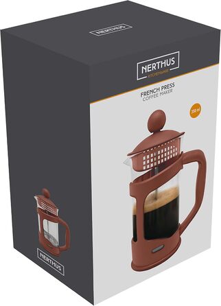 Кавоварка French Press NERTHUS FIH 319, 350 мл, з нержавіючої сталі