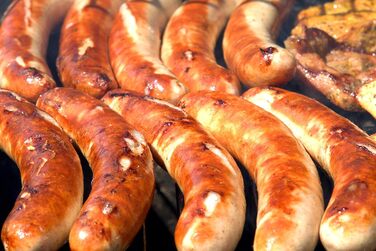 Портативний вугільний гриль ACTIVA Airbroil I Premium, мобільний міні-гриль для барбекю, з сумкою, червоний