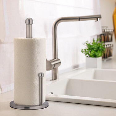 Relaxdays Stainless Steel Kitchen Towel Holder