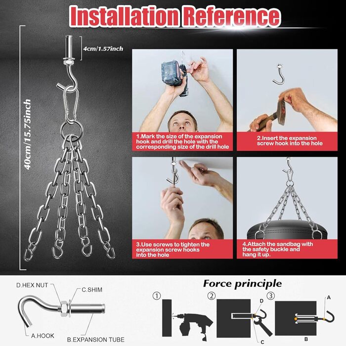 Надувний боксерський мішок для дорослих 180 см, стоячий, самостійний, для ММА, муай-тай, фітнесу