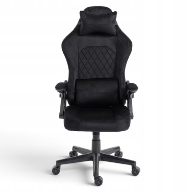 Ігрове крісло Delagear G 404, тканина, чорне