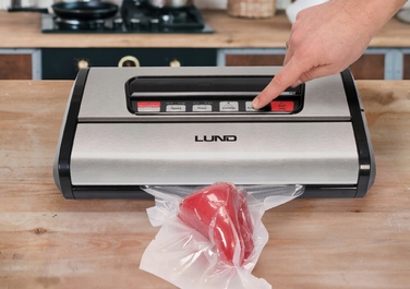 Вакууматор для продуктів Lund 165 Вт, ширина шва до 32 см + 5 пакетів у комплекті
