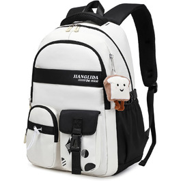 Шкільний рюкзак для дівчаток - водонепроникний, легкий, стильний, з великою місткістю, для 3-9 класів, фіолетово-чорний колір