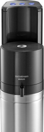 SodaStream E-DUO Titan – сифон для газування води з циліндром CO2 та 2 пляшками (1 скляна 1л, 1 пластикова 1л)