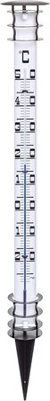 TFA Dostmann Jumbo Analog Garden Thermometer, 12.2002, with Ground Spike, black