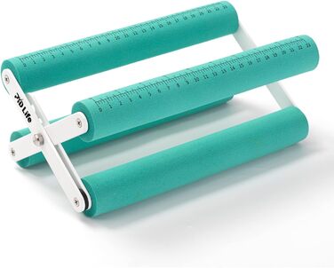 PYD Life Cup Holder for Crafts, Vinyl, Mint Green, with Foam Measurements, Two Angles, Adjustable for Cups, Mugs, Bottles, Epoxy Crafting