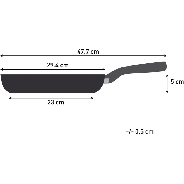 Сковорода Tefal Virtuoso 28 см з нержавіючої сталі, індукційна, довговічна, з ергономічною ручкою - E49206