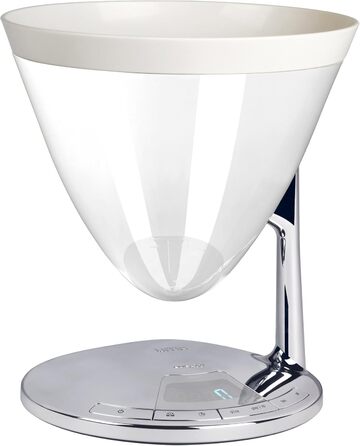 Кухонні ваги Bugatti Uma з таймером та електронним дисплеєм, 3 кг, білий колір