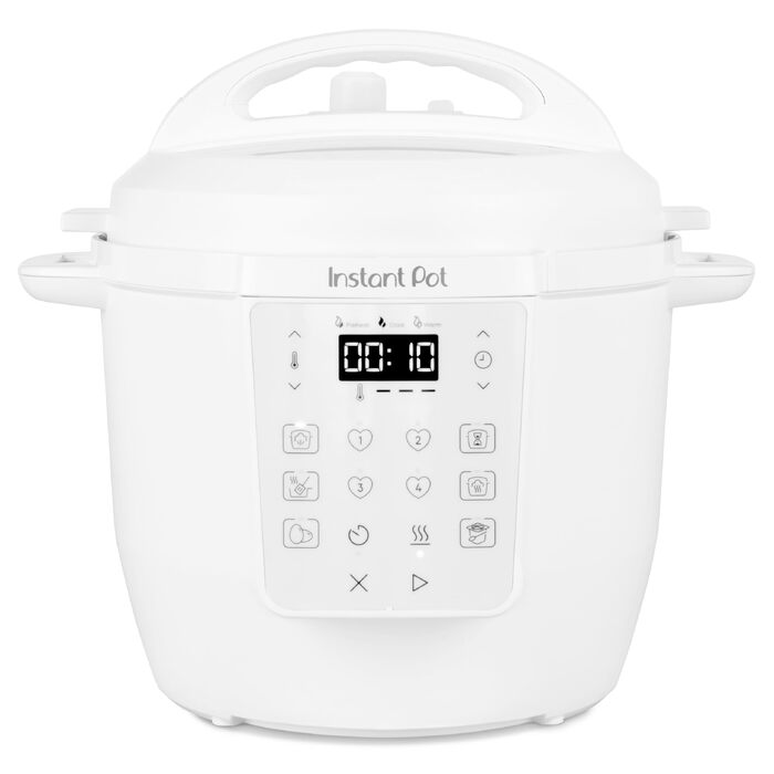 Мультиварка Instant Pot 3.8L 7-в-1 Smart Cooker – мультикухня, рисоварка, сковорода, йогуртниця, пароварка, підігрівач їжі – Schwartz (Білий, 5.7 л)