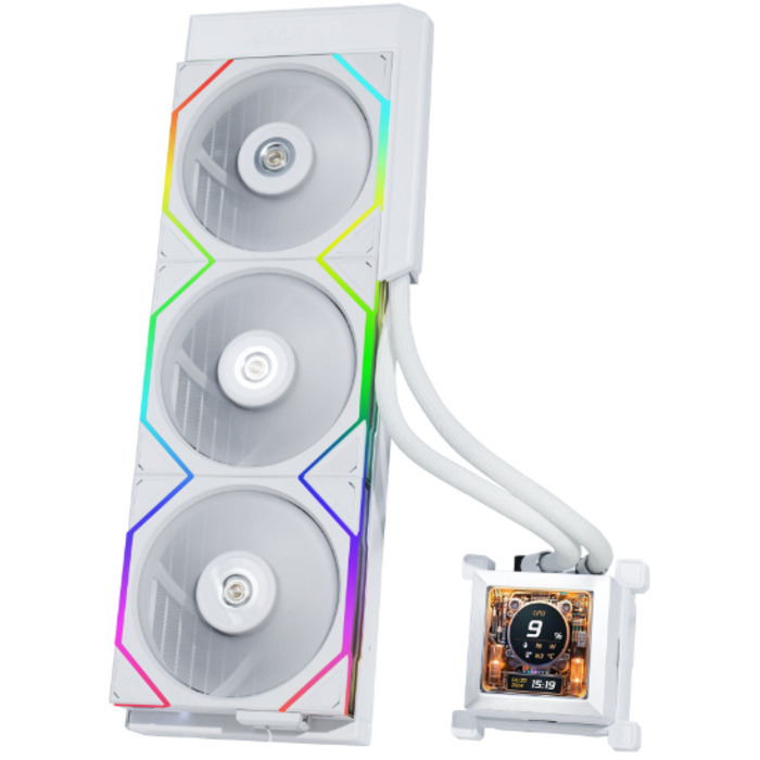 Рідинне охолодження Lian Li Hydroshift LCD Silent 360mm White (360S)