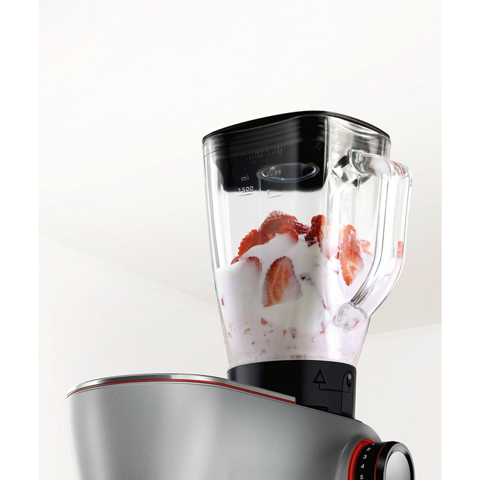 Блендерний насадка Bosch MUZ9MX1 ThermoSafe 2,3 л для OptiMUM, скляна, для льоду та коктейлів, можна мити в посудомийці