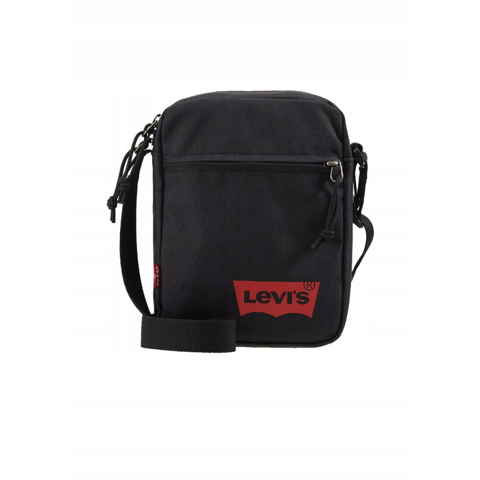 Чоловіча сумка-месенджер Levi's Mini Crossbody Solid Batwing, чорна