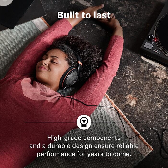 Навушники Sennheiser HD 505 Over-Ear дротові, студійні для музики, геймінгу, аудіофілів, студентів, подорожей - Copper Edition