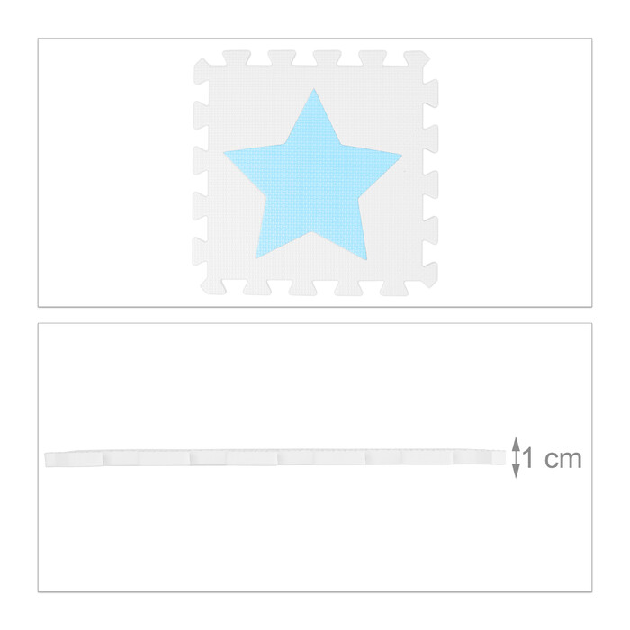 Relaxdays Puzzle Mat Stars